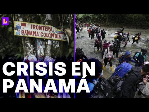Crisis en Panamá por la llegada masiva de migrantes: Culpan a Colombia de no hacer nada