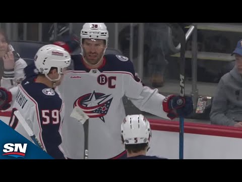 Blue Jackets Captain Boone Jenner Tips Home His First Goal Of The Season