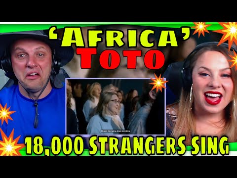 REACTION TO 18,000 strangers sing ‘Africa’ by Toto | THE WOLF HUNTERZ REACTIONS