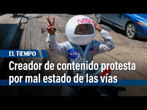 De la luna a Soledad Atlántico: Un astronauta se pasea por los cráteres de la Circunvalar