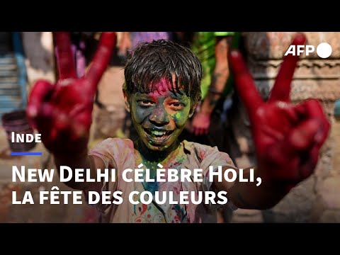 New Delhi célèbre Holi, la fête des couleurs | AFP