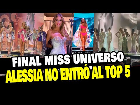 MISS UNIVERSO: ALESSIA ROVEGNO PIERDE LA CORONA AL NO ENTRAR AL TOP 5