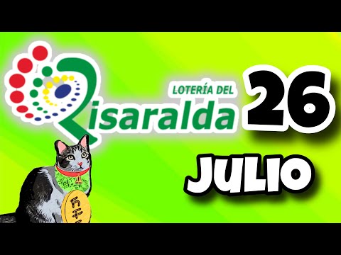 Resultado LOTERIA DEL RISARALDA Viernes 26 de Julio de 2024