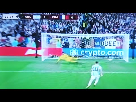 Gol de penal Messi vs. Francia, gol de Di Maria, gol de penal Messi Mundial Qatar 2022, La Final