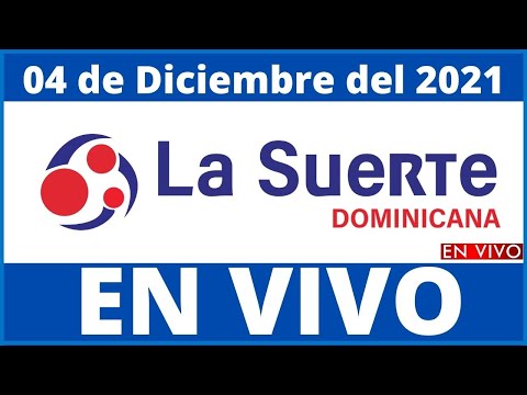 La Suerte Dominicana Loteria en vivo Resultados de hoy Sábado 04 de Diciembre del 2021.