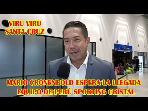 MARIO CRONENBOLD FELICITA INICIATIVA DE EVO MORALES POR TAN IMPORTANTE CAMPEONATO DEPORTIVO..