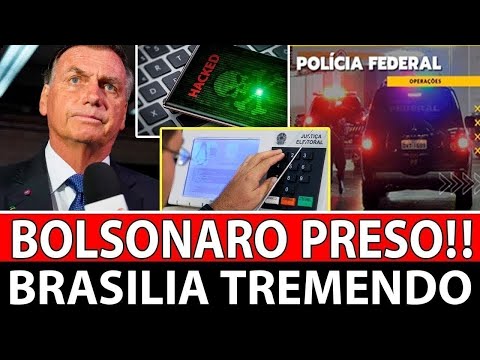 URGENTE!! BOLSONARO PRESO QUEM DAR O GOLPE POLITICO NELE!!