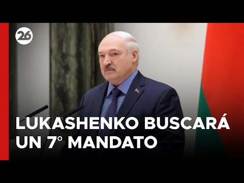 BIELORRUSIA |Alexander Lukashenko buscará un 7° mandato
