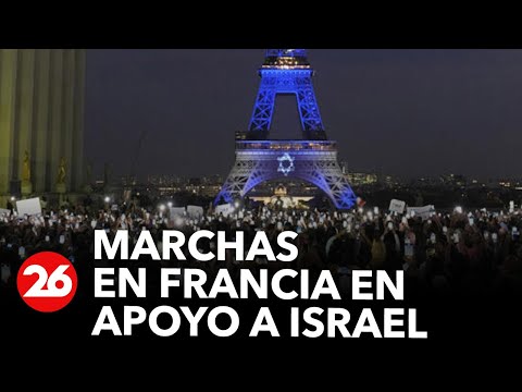 Marchas en Francia en apoyo a Israel