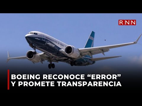 Jefe de Boeing reconoce “error” tras incidente de Alaska Airlines y promete transparencia