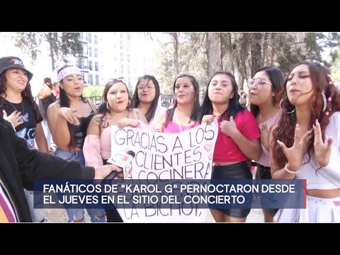 Karol G se presenta en Guatemala y causa furor; seguidores pasaron la noche en lugar del concierto