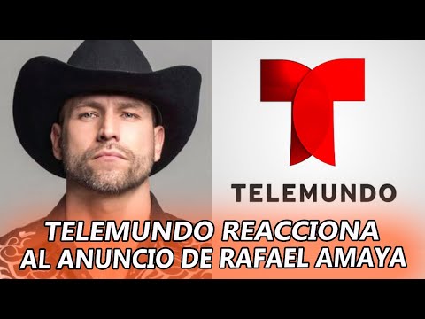 Telemundo REACCIONA al anuncio de Rafael Amaya  “Le deseamos lo mejor”
