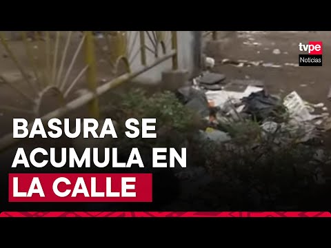Cercado de Lima: vecinos denuncian falta de limpieza en la av. Venezuela