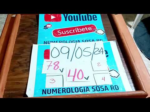 Numerología Sosa RD:09/05/24 Para Todas las Loterías ojo 40v (Video Oficial)#youtubeshorts