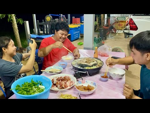 แซ่บสุดๆหมูกระทะ￼ทำกินเองในงบ