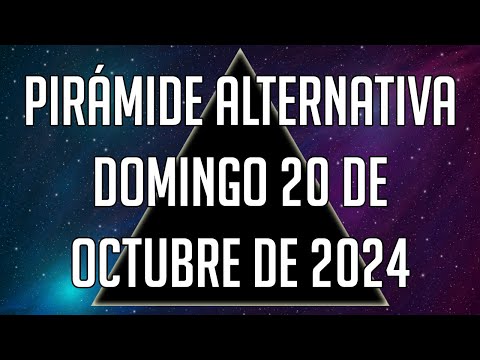 Pirámide Alternativa para el Domingo 20 de Octubre de 2024 - Lotería de Panamá