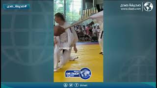 ركلة خاطفة من فتاة