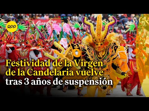 Puno: Festividad de la Virgen de la Candelaria regresa después de tres años de suspensión