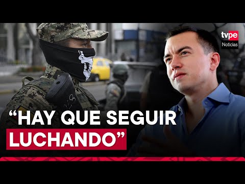 Ecuador: Daniel Noboa dice que “hay más tranquilidad” tras embestida narco