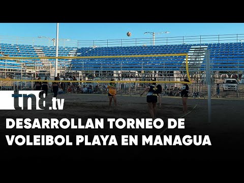Realiza Torneo de Voleibol Playa de bienvenida al verano en Managua - Nicaragua
