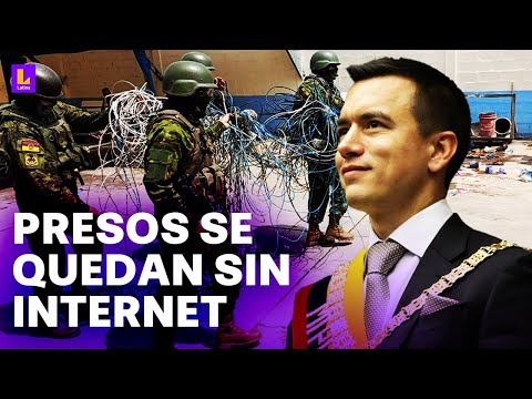 Presos en Ecuador tenían internet clandestino: Era usado para ordenar extorsiones y otros delitos
