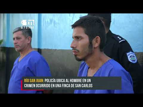Policía pone tras la reja al autor de homicidio en Río San Juan - Nicaragua