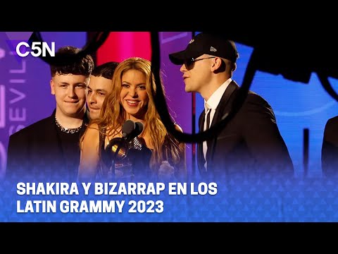 SHAKIRA y BIZARRAP en los LATIN GRAMMY 2023