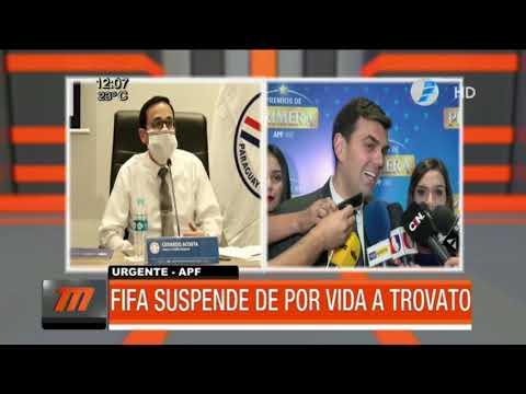 Conferencia de prensa de APF tras sanción a Marco Trovato por parte de FIFA