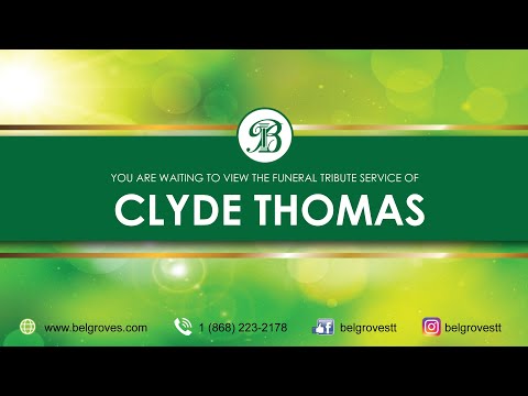 Clyde Thomas Tribute Service