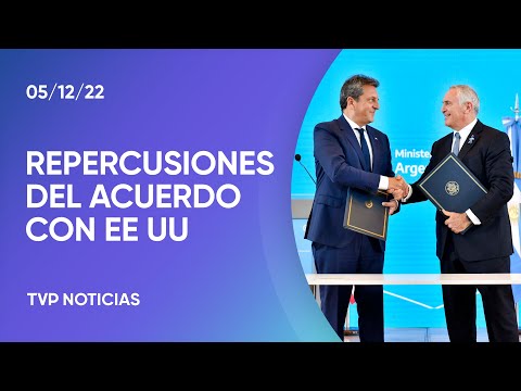 Massa: Este es un enorme gesto de confianza del gobierno de EE UU al argentino