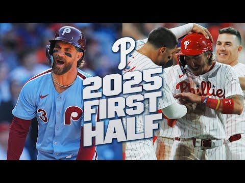 Philadelphia Phillies: 2025 First Half Highlights (Ft. Harper, Schwarber, Trea, Wheeler & MORE!)