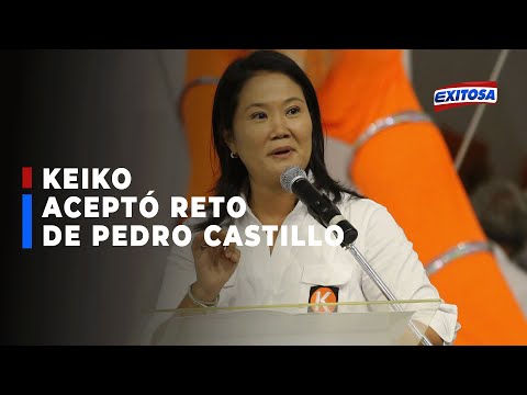 ??Keiko Fujimori aceptó reto de Pedro Castillo para debatir en Chota: “No te corras”