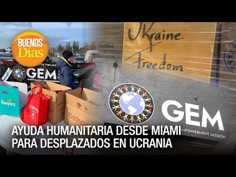 Ayuda humanitaria desde Miami para los desplazados en Ucrania | Buenos Días