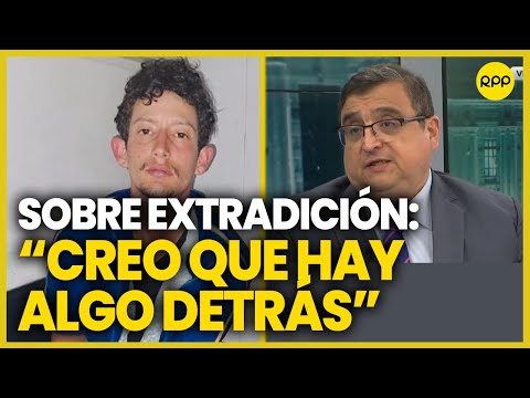 Sobre caso de Sergio Tarache: Confió que el gobierno colombiano lo va a entregar