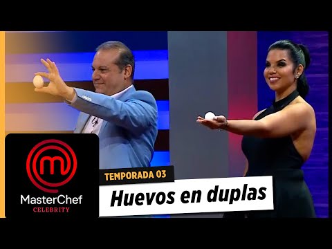 La primera prueba en duplas, ¡a cocinar huevos! | TEMPORADA 3 | MASTERCHEF CELEBRITY RD