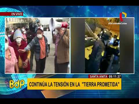 Santa Anita: se desatan disturbios por obras de 'Tierra Prometida' (1/2)