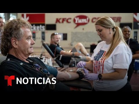 Cruz Roja hace un llamado de emergencia ante la caída de donantes de sangre | Noticias Telemundo