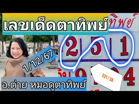 เลขเด็ดตาทิพย์งวด11267โด