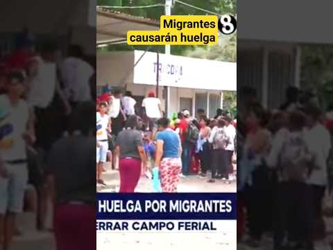 Vecinos de Paso Canoas harán huelga por presencia de migrantes