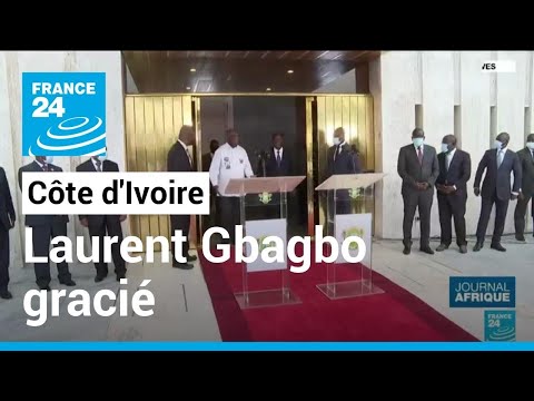 Côte d'Ivoire: L'ancien président Laurent Gbagbo gracié par Alassane Ouattara • FRANCE 24