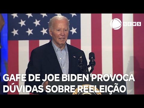 Gafe de Joe Biden provoca dúvidas sobre reeleição