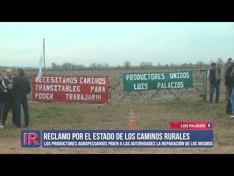 Luis Palacios: quejas por el mal estado de los caminos rurales