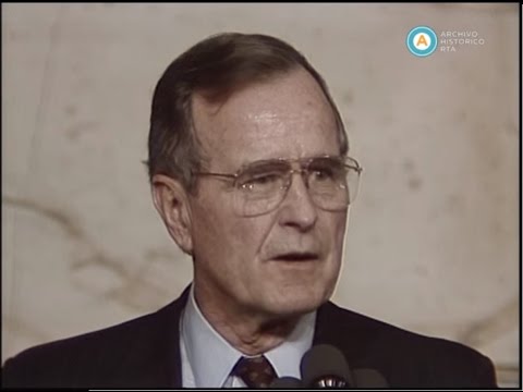 AV-3404 [Cadena nacional: visita del presidente George H. W. Bush a la Argentina]