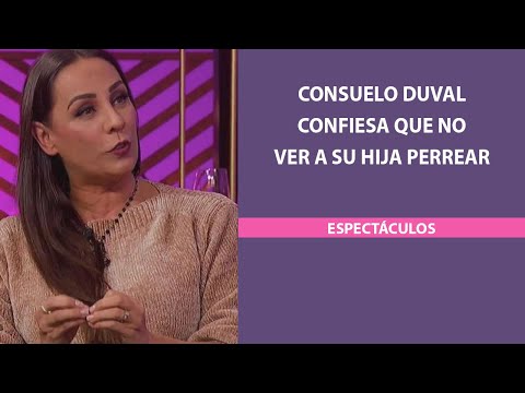 Consuelo Duval confiesa que no soporta ver a su hija perrear