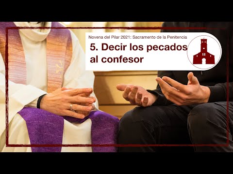 Novena del Pilar 5: Decir los pecados al confesor.