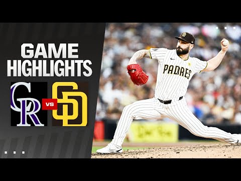 Rockies vs. Padres Game Highlights (8/3/24) | MLB Highlights