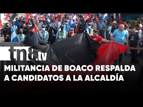 Presentación de Candidatos Municipales por el FSLN en Boaco - Nicaragua