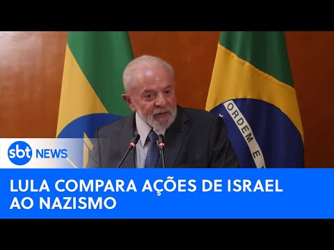 Lula faz declarações polêmicas sobre a guerra entre Israel e Hamas|#SBTNewsnaTV(19/02/24)