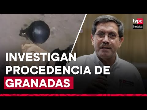 Ministerio de Defensa investiga procedencia de granadas usadas en actos delictivos