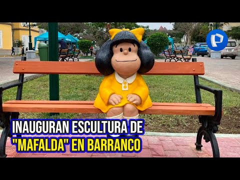 Inauguran escultura de Mafalda en Barranco: La octava de su tipo en el mundo